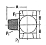 2091 External Pipe X Internal Piper Tee